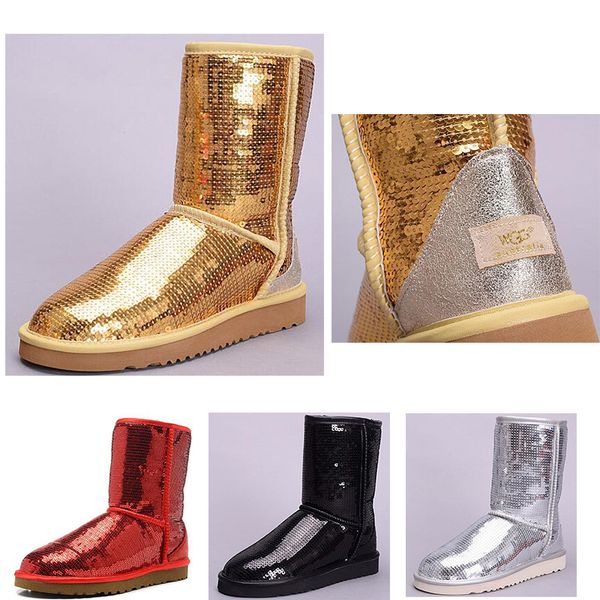2019 nice wgg women's australia women girl tall boots snow winter boots red yellow silver glossy boots outdoor shoes, Black
2019 nice wgg women's australia women girl tall boots snow winter boots red yellow silver glossy boots outdoor shoes, Black