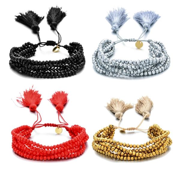 endless story miyuki boho bracelet crystal beads bracelets with tassel pulseira bileklik adjustable rope summer beach jewelry, Golden;silver
endless story miyuki boho bracelet crystal beads bracelets with tassel pulseira bileklik adjustable rope summer beach jewelry, Golden;silver