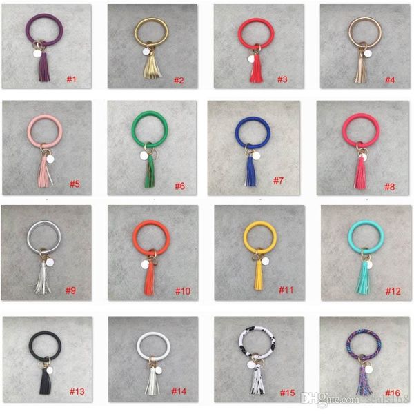 33 colors pu leather tassel bangle keychain bracelet key ring sunflower leopard cactus solid candy color keyring pendant gifts hh9-2483
33 colors pu leather tassel bangle keychain bracelet key ring sunflower leopard cactus solid candy color keyring pendant gifts hh9-2483