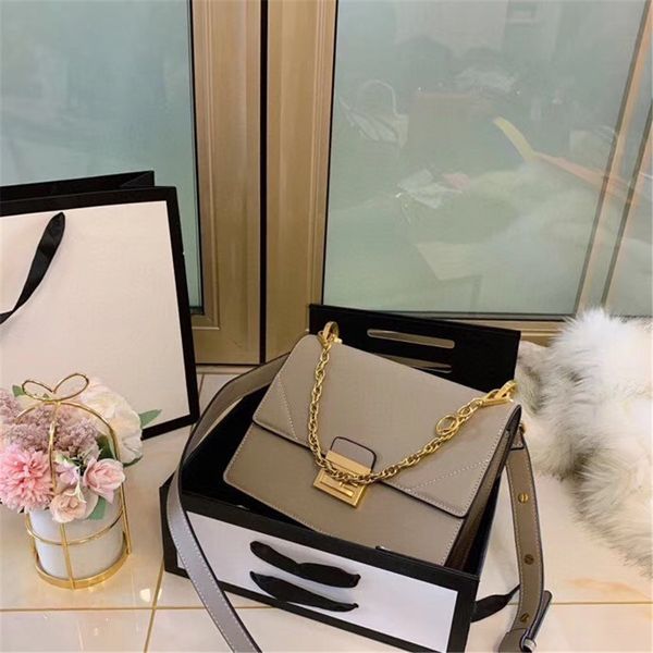 luxury designer shoulder bag leather handbag fashion plain multiple colors cfy2003022*