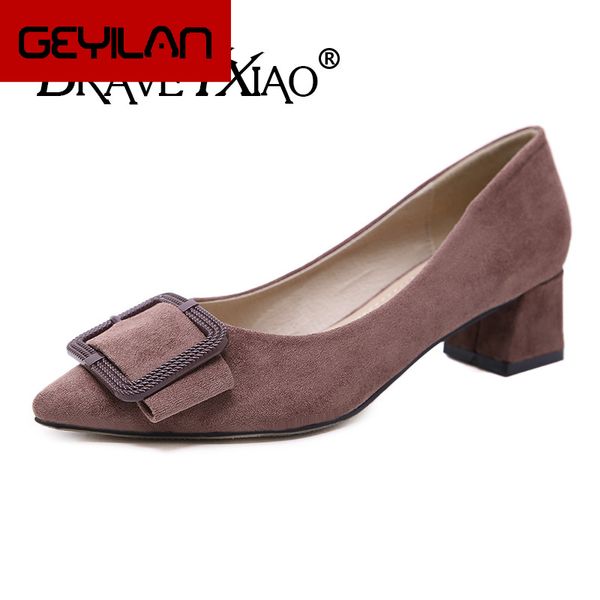 2019 fashion women high heels elegant pumps women square heels pointed toe office ladies shoes b042, Black
2019 fashion women high heels elegant pumps women square heels pointed toe office ladies shoes b042, Black