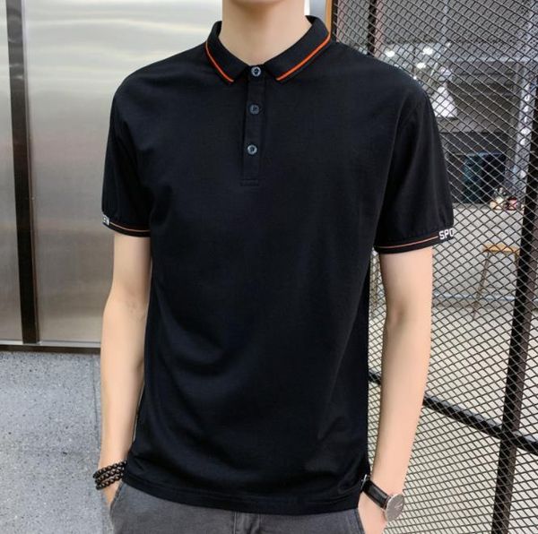 роскошные мужские дизайнер tshirt мода solid color отворотом шеи с коротким рукавом рубашки поло тонкий повседневная мужская одежда, White;black
роскошные мужские дизайнер tshirt мода solid color отворотом шеи с коротким рукавом рубашки поло тонкий повседневная мужская одежда, White;black