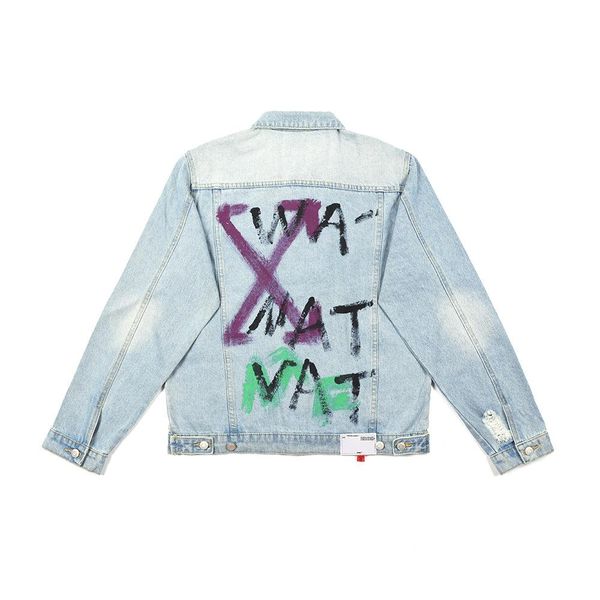2019 new mens designer jackets denim jacket coat cardigan letter printing vintage casual collar fashion blue long sleeve plus size m-2xl, Black;brown
2019 new mens designer jackets denim jacket coat cardigan letter printing vintage casual collar fashion blue long sleeve plus size m-2xl, Black;brown