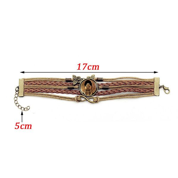 gimayer egyptian scarab time crystal bracelet multilayer hand-woven glass combo women bracelets, White
gimayer egyptian scarab time crystal bracelet multilayer hand-woven glass combo women bracelets, White