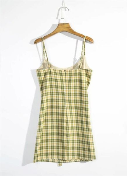 backless plaid dress waist tie womens designer summer camisole casual slimming slim, Black;gray
backless plaid dress waist tie womens designer summer camisole casual slimming slim, Black;gray