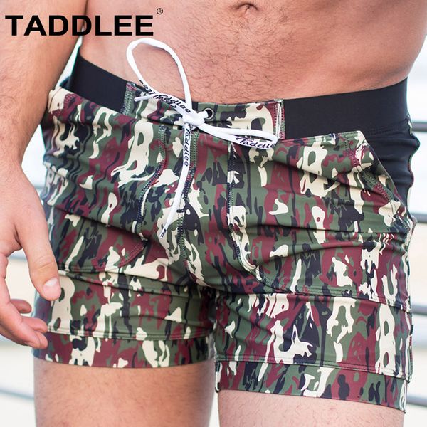 

taddlee brand swimwear men swimsuits swim boxer briefs bikini men's camo boardshorts surf trunks bathing suits beach shorts