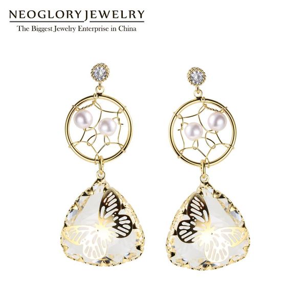 neoglory butterfly with crystal & pearl earrings in drop earrings for women 2019 statement, Silver
neoglory butterfly with crystal & pearl earrings in drop earrings for women 2019 statement, Silver