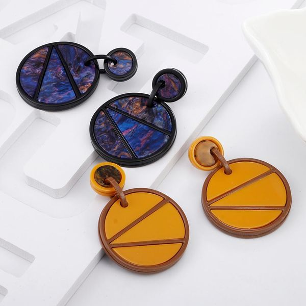 fashion- statement multi color round drop earrings women colorful geometric resin long big dangle earrings female jewelry, Silver
fashion- statement multi color round drop earrings women colorful geometric resin long big dangle earrings female jewelry, Silver