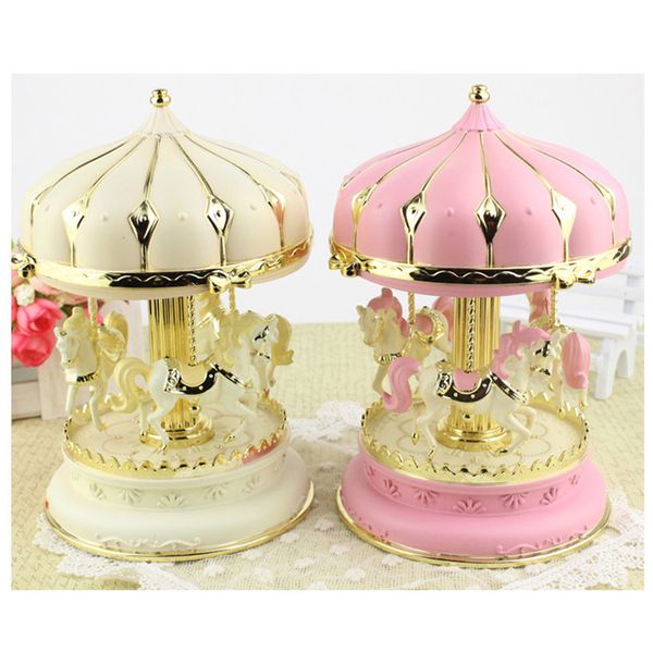 led merry-go-round music box creative carousel music boxes for children craft gifts girl birthday gift holiday present home decoration
led merry-go-round music box creative carousel music boxes for children craft gifts girl birthday gift holiday present home decoration