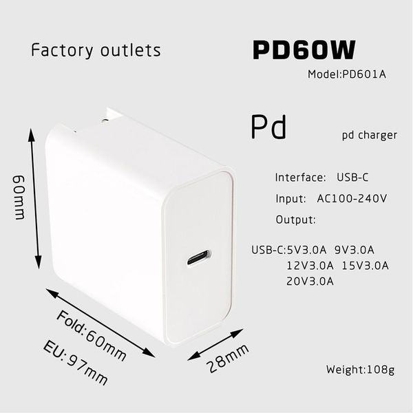 60w quick charge type-c wall charger power delivery pd 30w+5v 2.4a travel charger for macbook pro samsung galaxy note 9/ s9
60w quick charge type-c wall charger power delivery pd 30w+5v 2.4a travel charger for macbook pro samsung galaxy note 9/ s9