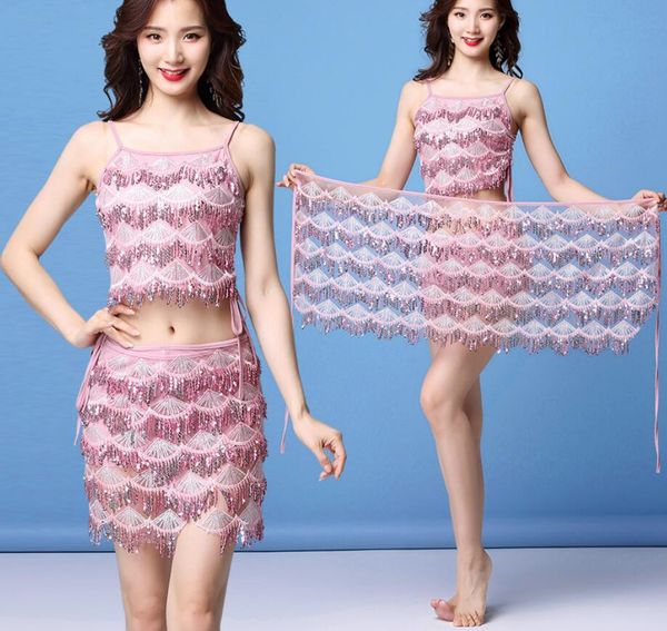 2019 summer belly dance 2 piece short skirt tassel blouse sequin oriental dance practice outfit pink x-large cheap, Black;red
2019 summer belly dance 2 piece short skirt tassel blouse sequin oriental dance practice outfit pink x-large cheap, Black;red