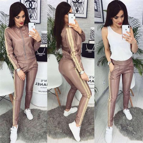 дизайнер женщины tracksuit две части моды куртка и брюки тонкий женщины колготки outwear lady для одежды s-xl, Gray
дизайнер женщины tracksuit две части моды куртка и брюки тонкий женщины колготки outwear lady для одежды s-xl, Gray