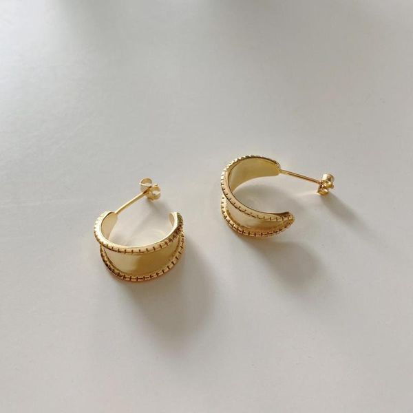 1pair 100% authentic 925 sterling silver irregular geometric wider stud earrings jewelry tle957, Golden;silver
1pair 100% authentic 925 sterling silver irregular geometric wider stud earrings jewelry tle957, Golden;silver