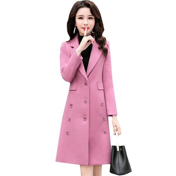 fashion wool coat female winter new lapel single-breasted wool coat large size warm slim ladies jacket 3xl, Black
fashion wool coat female winter new lapel single-breasted wool coat large size warm slim ladies jacket 3xl, Black