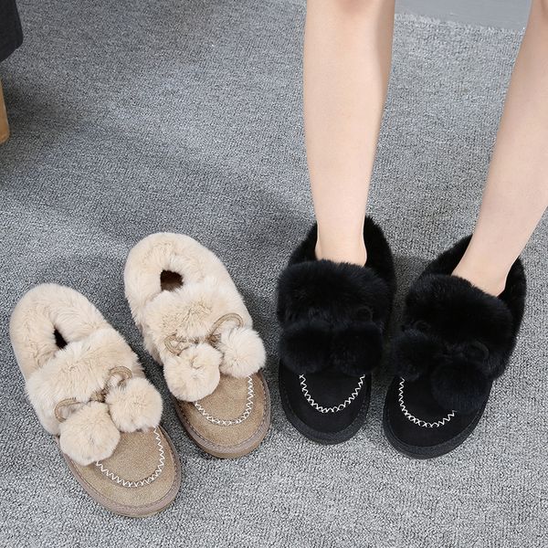 2018 winter new fashion simple solid color snow boots women trend comfortable soft flat bottom plus velvet warm casual boots, Black
2018 winter new fashion simple solid color snow boots women trend comfortable soft flat bottom plus velvet warm casual boots, Black