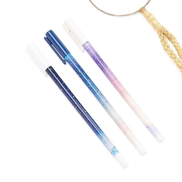 36 pcs lot starry night gel pen 0.35mm extra fine roller ball black color pens kid gift stationery office school supplies fb161, Blue;orange
36 pcs lot starry night gel pen 0.35mm extra fine roller ball black color pens kid gift stationery office school supplies fb161, Blue;orange