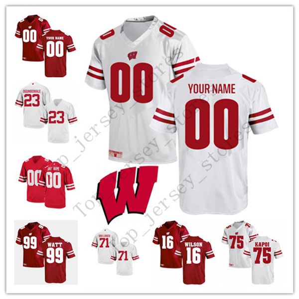 custom 2019 ncaa wisconsin badgers stitched college football any name number white red jersey #17 jack coan 23 jonathan taylor 99 j.j. watt, Black;red
custom 2019 ncaa wisconsin badgers stitched college football any name number white red jersey #17 jack coan 23 jonathan taylor 99 j.j. watt, Black;red
