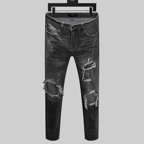 designer jeans distressed ripped motorcycle pants black soldier mens slim denim mens joggers hole hip hop jeans men luxury pants, Blue
designer jeans distressed ripped motorcycle pants black soldier mens slim denim mens joggers hole hip hop jeans men luxury pants, Blue