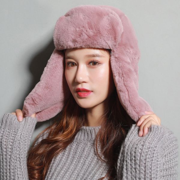 ht2761 thick warm winter hat female russian hat women solid plain trapper ski earflap cap ladies soft fur bomber russian cap, Blue;gray
ht2761 thick warm winter hat female russian hat women solid plain trapper ski earflap cap ladies soft fur bomber russian cap, Blue;gray