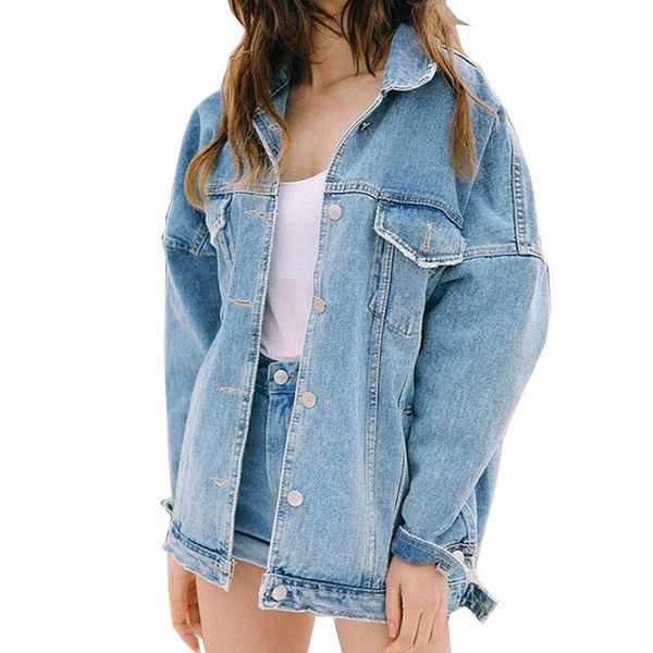new autumn & winter women denim jacket harajuku bf wind jean jacket loose long sleeve female coats large size female jacket breathable, Black;brown
new autumn & winter women denim jacket harajuku bf wind jean jacket loose long sleeve female coats large size female jacket breathable, Black;brown