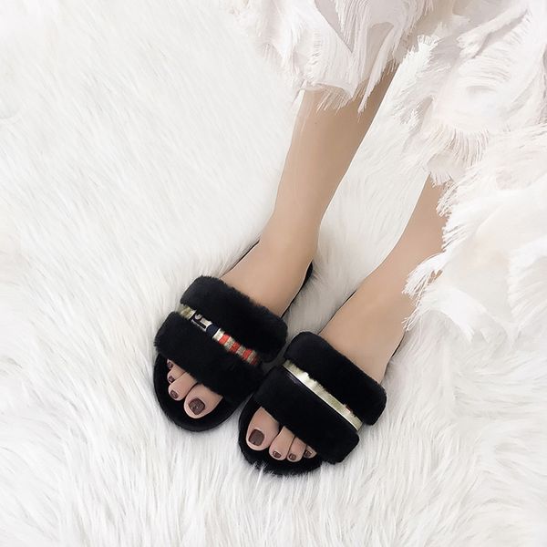 short plush slippers soft slides for indoor and outdoor shoes woman skid sandals vogue plush shoes warm slip on new, Black
short plush slippers soft slides for indoor and outdoor shoes woman skid sandals vogue plush shoes warm slip on new, Black