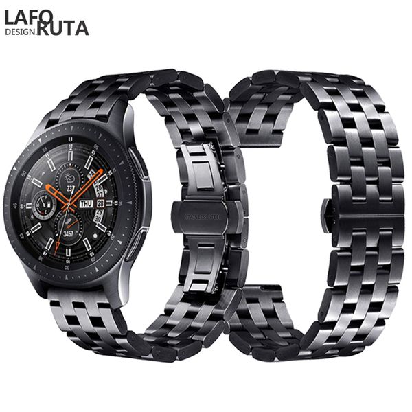 laforuta stainless steeel watchband for samsung gear s3 frontier 22mm wrist smart watch band link strap bracelet links watchband, Black;brown 
laforuta stainless steeel watchband for samsung gear s3 frontier 22mm wrist smart watch band link strap bracelet links watchband, Black;brown