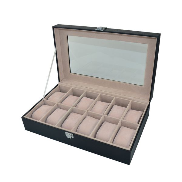 twelve seat watch display box environmental pu jewelry box foreign trade fashion soft pattern men's watch packaging, Black;blue
twelve seat watch display box environmental pu jewelry box foreign trade fashion soft pattern men's watch packaging, Black;blue