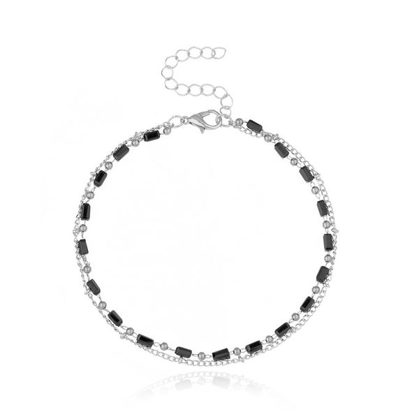 2020 beaded fashionable double handcrafted chain anklets women retro black glass long pearl beach anklets foot ornaments women's footwe, Red;blue
2020 beaded fashionable double handcrafted chain anklets women retro black glass long pearl beach anklets foot ornaments women's footwe, Red;blue