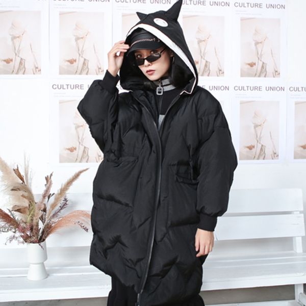 casual hooded collar zippers parkas women 2019 winter tide fashion over size new style long sleeve parkas coat dmy2400, Black
casual hooded collar zippers parkas women 2019 winter tide fashion over size new style long sleeve parkas coat dmy2400, Black