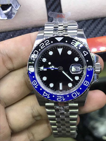 Luxury watch gm factory 2019 new jubilee bracelet blue and black bezel 904 teel gmt function wi 3186 movement 40mm men automatic watch
Luxury watch gm factory 2019 new jubilee bracelet blue and black bezel 904 teel gmt function wi 3186 movement 40mm men automatic watch