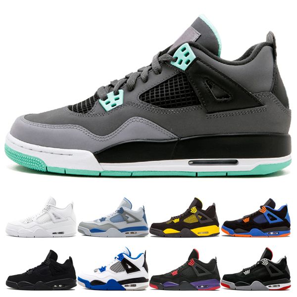2019 4 4s Men Basketball Shoes mens Raptors White Cement Black Cat Pure Money Designer Thunder Royalty Green Glow Fire Red Sport Sneakers
2019 4 4s Men Basketball Shoes mens Raptors White Cement Black Cat Pure Money Designer Thunder Royalty Green Glow Fire Red Sport Sneakers