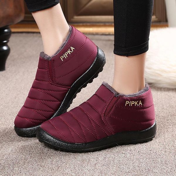 new brand boots woman snow boots plush winter women ankle-boots botas mujer warm waterproof shoes woman female booties w2, Black
new brand boots woman snow boots plush winter women ankle-boots botas mujer warm waterproof shoes woman female booties w2, Black