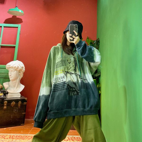 harajuku ретро улица хип-хоп галстук печати краситель пара бойфренд bf свободные большие капюшоном пуловер толстовка толстовки толстовки, Black
harajuku ретро улица хип-хоп галстук печати краситель пара бойфренд bf свободные большие капюшоном пуловер толстовка толстовки толстовки, Black