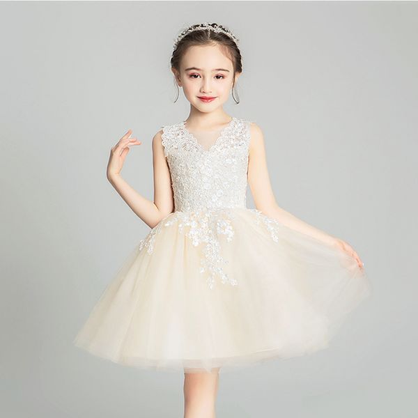 champagne lace communion dresses children flower applique girl dresss short zipper wedding pageant mesh sleeveless ball gown, Red;yellow
champagne lace communion dresses children flower applique girl dresss short zipper wedding pageant mesh sleeveless ball gown, Red;yellow