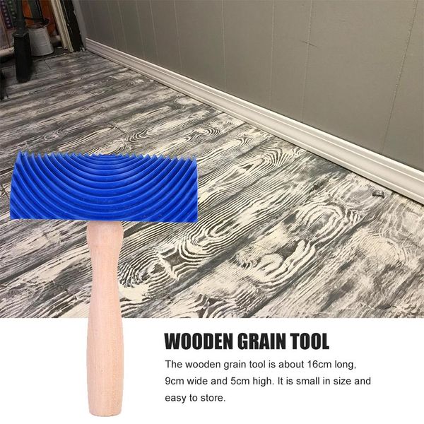 for diy painters wooden grain tool with handle rubber + wood empaistic graining pattern stamp for wall painting decoration blue
for diy painters wooden grain tool with handle rubber + wood empaistic graining pattern stamp for wall painting decoration blue