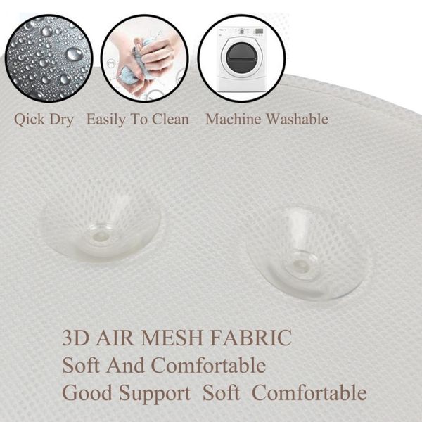 3d spa pillow mesh spa non-slip cushioned bath tub bathtub head rest pillow with suction cups for neck and back bathroom supply other bath
3d spa pillow mesh spa non-slip cushioned bath tub bathtub head rest pillow with suction cups for neck and back bathroom supply other bath