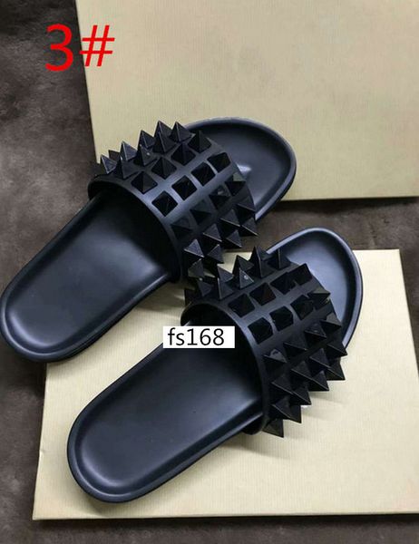 donna studded flat slippers designer willow nails soft bottom rubber slippers men rivet spikes flat slipperswith boxs, Black
donna studded flat slippers designer willow nails soft bottom rubber slippers men rivet spikes flat slipperswith boxs, Black