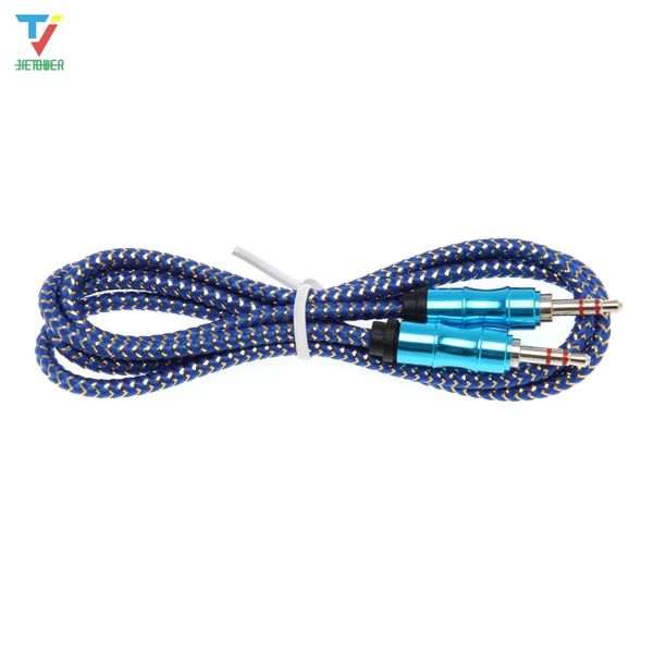 300pcs/lot 3.5 auxiliary cable audio cable nylon bamboo style male aux cord cable for mp3/speaker/car suppion wholesale
300pcs/lot 3.5 auxiliary cable audio cable nylon bamboo style male aux cord cable for mp3/speaker/car suppion wholesale
