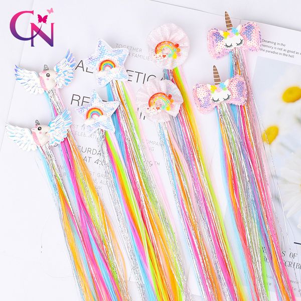 cn 8 pcs/lots unicorn hair clips for girls kids long wig ponytails sequin rainbow hair bows hairpins fashion accessories, Slivery;white
cn 8 pcs/lots unicorn hair clips for girls kids long wig ponytails sequin rainbow hair bows hairpins fashion accessories, Slivery;white