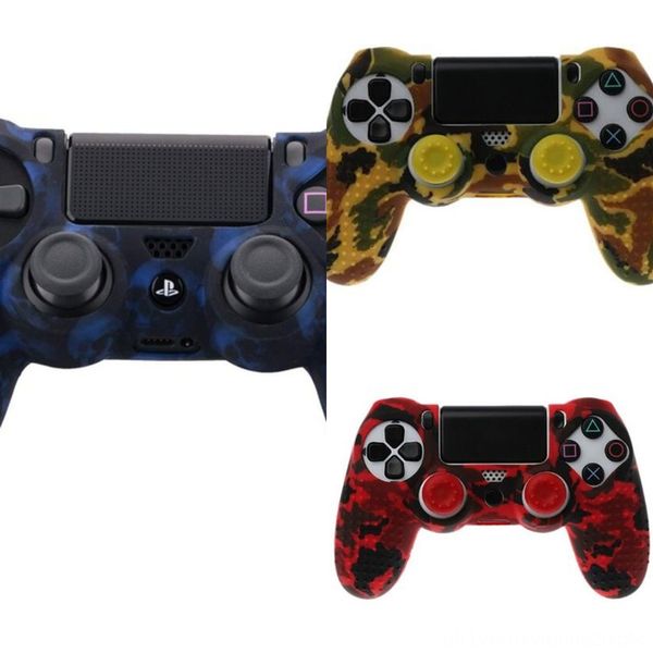 djwvm silicone gamepad skin grip cover protector ps4 + 2 caps kit for controller case
djwvm silicone gamepad skin grip cover protector ps4 + 2 caps kit for controller case
