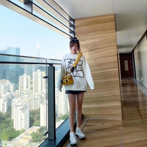 women ladies tracksuit women pullover elegant cartoon comfortable letter printing long sleeve spring autumn plus size, Black
women ladies tracksuit women pullover elegant cartoon comfortable letter printing long sleeve spring autumn plus size, Black
