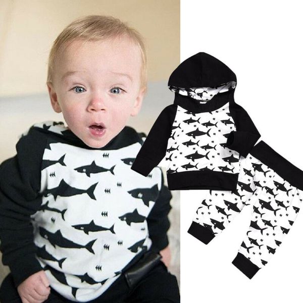 baby boy clothes set 2019 toddler newborn infant autumn long sleeve fish printed hooded pant cotton clothing outfits 2pcs, White
baby boy clothes set 2019 toddler newborn infant autumn long sleeve fish printed hooded pant cotton clothing outfits 2pcs, White