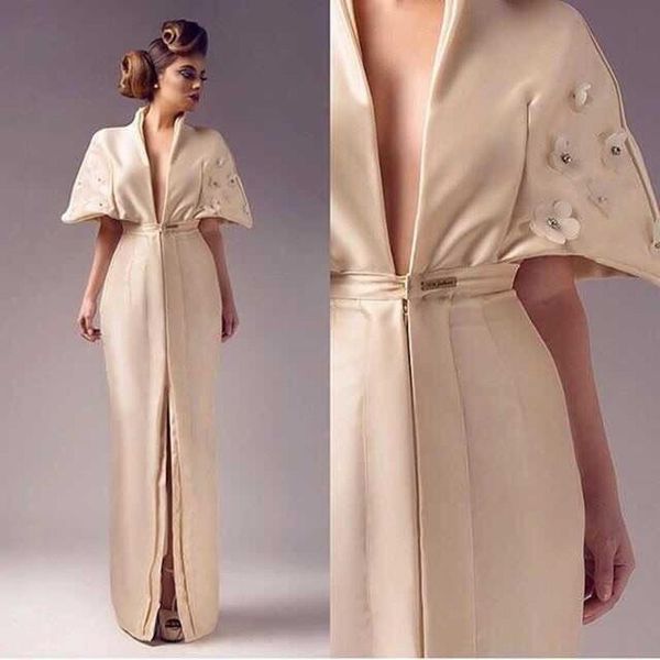 2020 new cloth flower satin crystal v-neck open fork in evening dress before mermaid dress with short sleeves vestido de festa, Black;red
2020 new cloth flower satin crystal v-neck open fork in evening dress before mermaid dress with short sleeves vestido de festa, Black;red