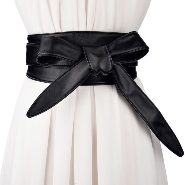 new joker wide belt female long sweet tie belt female fashion decoration decorated skirt waist sealing, Black;brown
new joker wide belt female long sweet tie belt female fashion decoration decorated skirt waist sealing, Black;brown
