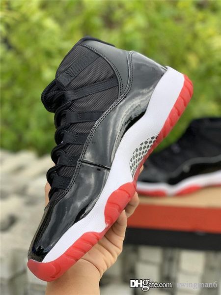 new sale authentic air 11 bred men basketball shoes black true red white classic real carbon fiber 11s retro mans sports sneakers 378037-061
new sale authentic air 11 bred men basketball shoes black true red white classic real carbon fiber 11s retro mans sports sneakers 378037-061