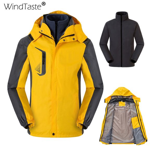 windtaste men's winter 2pcs thick hiking inside fleece jackets outdoor jackets windproof thermal skiing camping male coat ka135, Blue;black
windtaste men's winter 2pcs thick hiking inside fleece jackets outdoor jackets windproof thermal skiing camping male coat ka135, Blue;black
