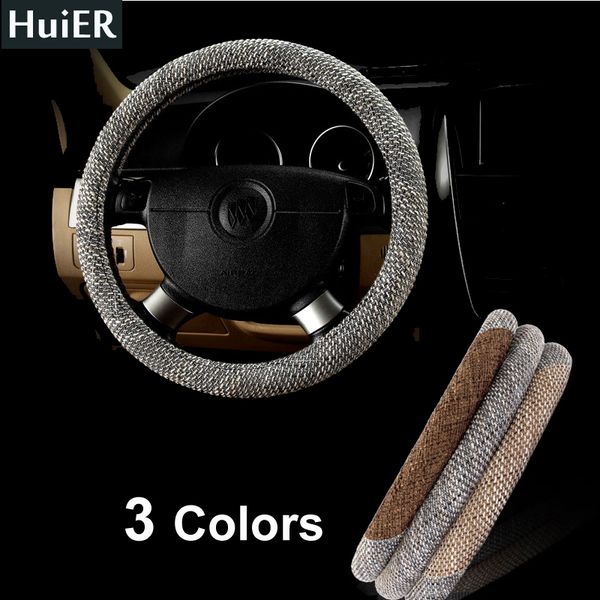 new flax linen car steering wheel covers 3 colors breathable universal for 37-38cm auto steering-wheel car-covers ing
new flax linen car steering wheel covers 3 colors breathable universal for 37-38cm auto steering-wheel car-covers ing