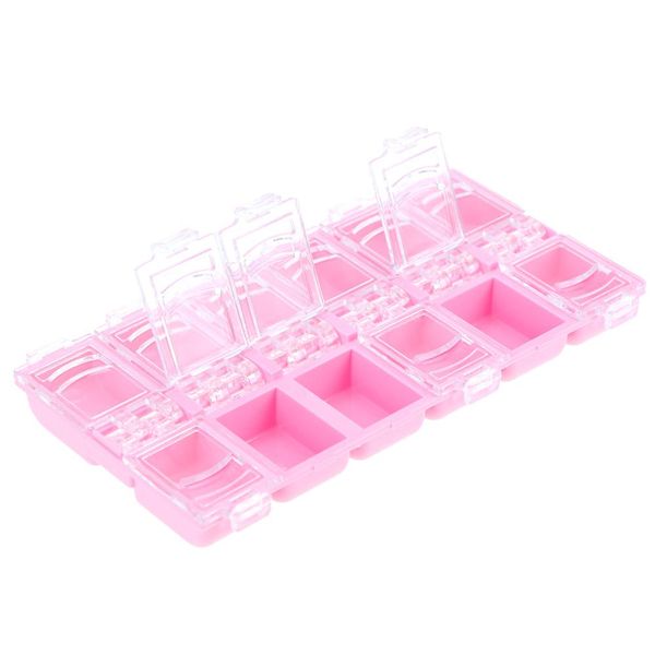 12 slots nail art drill box rhinestone display storage box empty jewelry case manicure tools nail salon accessories, Silver
12 slots nail art drill box rhinestone display storage box empty jewelry case manicure tools nail salon accessories, Silver