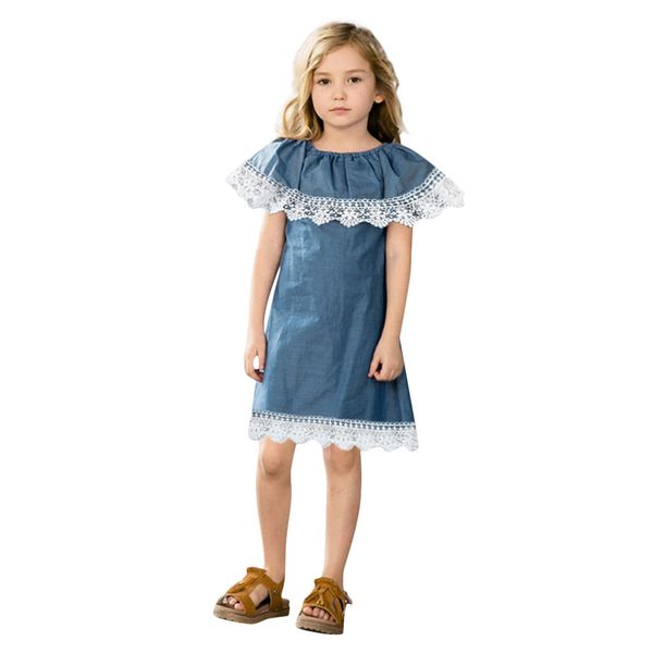 telotuny fashion toddler baby girls sleeveless lace ruffles denim sundress outfits clothes dress 2019 newst baby dress z0208, Red;yellow
telotuny fashion toddler baby girls sleeveless lace ruffles denim sundress outfits clothes dress 2019 newst baby dress z0208, Red;yellow