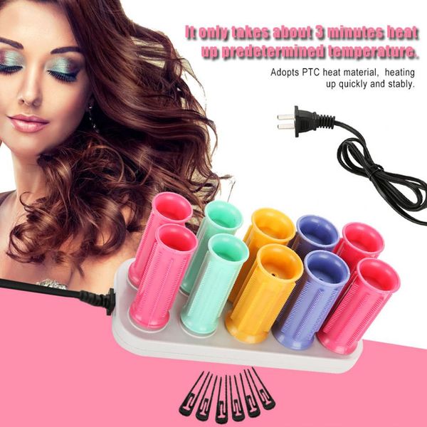electric heated roller curling roll hair curlers set hair sticks tube dry&wet curly 
electric heated roller curling roll hair curlers set hair sticks tube dry&wet curly
